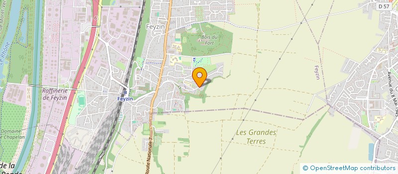 localisation de l'entreprise MONSIEUR FRANCK PERRACHON  FEYZIN