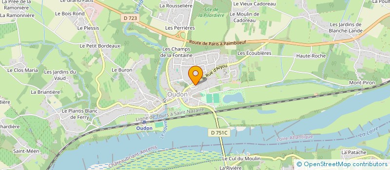 localisation de l'entreprise MONSIEUR FRANCK PERRAY  OUDON