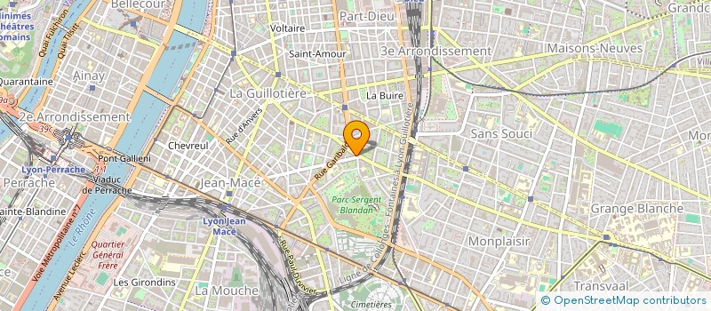 localisation de l'entreprise MONSIEUR FRANCK PERRET  LYON