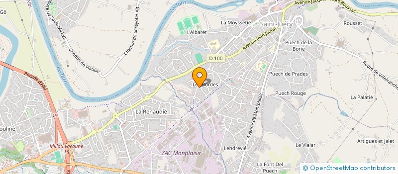 localisation de l'entreprise MONSIEUR FRANCK PERRIER à SAINT-JUERY