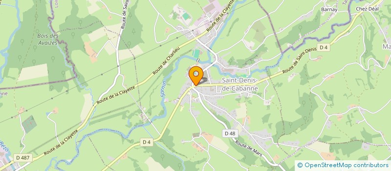 localisation de l'entreprise MONSIEUR FRANCK PERRIN  SAINT-DENIS-DE-CABANNE