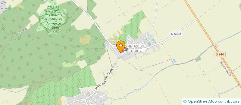 localisation de l'entreprise MONSIEUR FRANCK PERRIN  CAUROY-LES-HERMONVILLE