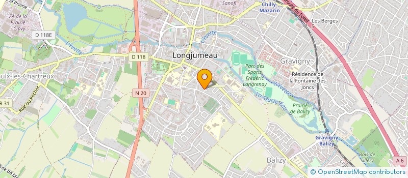 localisation de l'entreprise MONSIEUR FRANCK PERRIN à LONGJUMEAU
