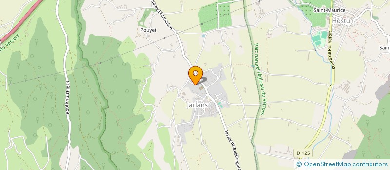 localisation de l'entreprise MONSIEUR FRANCK PERRIN  JAILLANS
