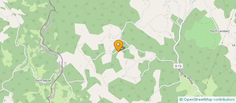 localisation de l'entreprise MONSIEUR FRANCK PERRINET  SAINT-DENIS-LES-MARTEL