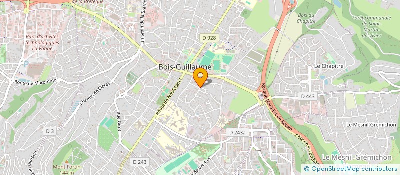 localisation de l'entreprise MONSIEUR FRANCK PETERS à BOIS-GUILLAUME