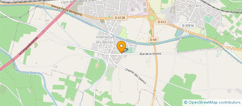 localisation de l'entreprise MONSIEUR FRANCK PETIT à VILLENEUVE-LES-BEZIERS