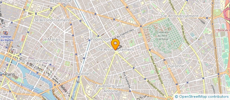 localisation de l'entreprise MONSIEUR FRANCK PFAUSSER à PARIS