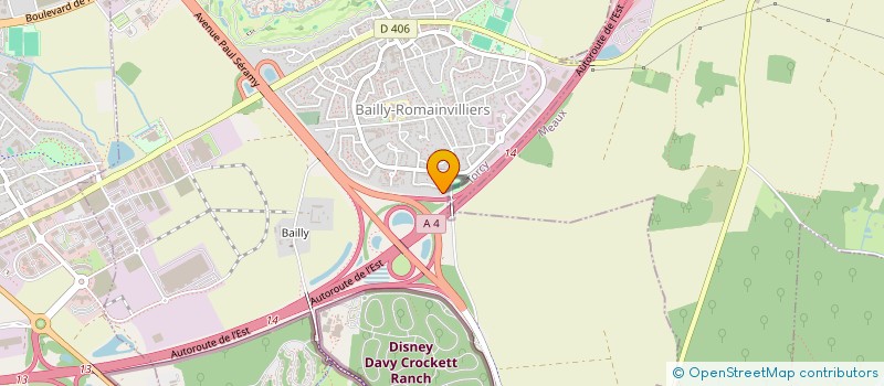 localisation de l'entreprise MONSIEUR FRANCK PHAN NGUYEN  BAILLY-ROMAINVILLIERS