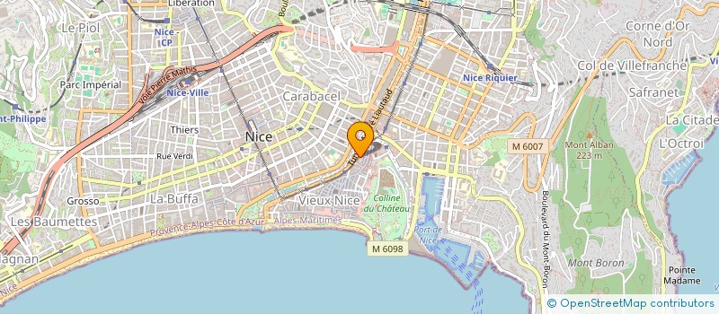 localisation de l'entreprise MONSIEUR FRANCK PHILIPPE à NICE