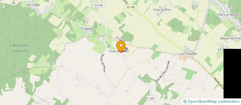 localisation de l'entreprise MONSIEUR FRANCK PHILIPPOT  RIOUX