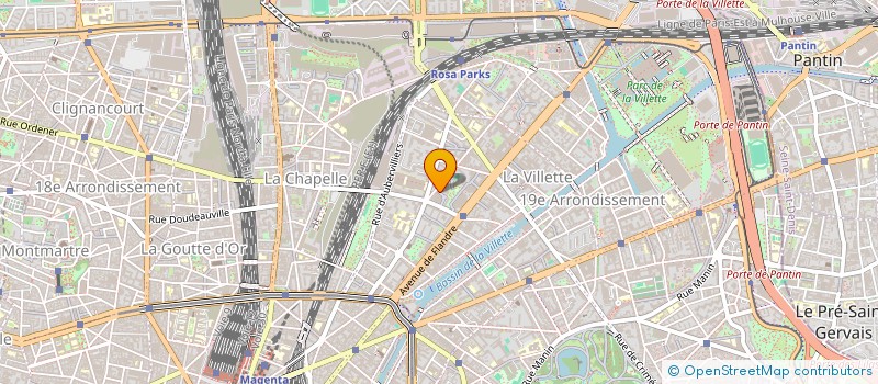 localisation de l'entreprise MONSIEUR FRANCK PHILOXENE  PARIS