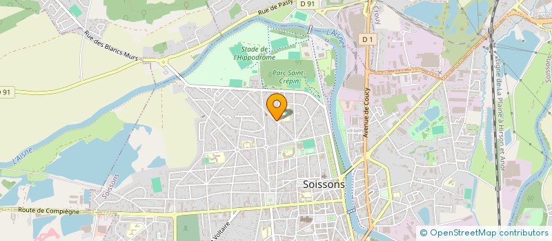localisation de l'entreprise MONSIEUR FRANCK PIASKOWSKI à SOISSONS