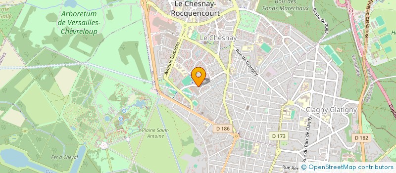 localisation de l'entreprise MONSIEUR FRANCK PIAZZA  LE CHESNAY-ROCQUENCOURT