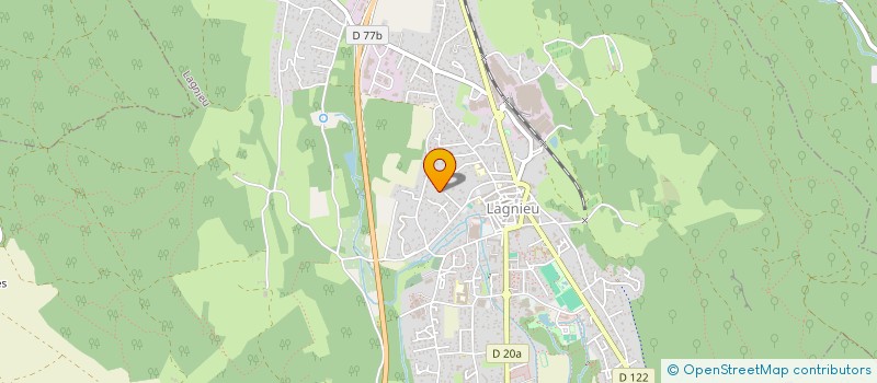 localisation de l'entreprise MONSIEUR FRANCK PICARD  LAGNIEU