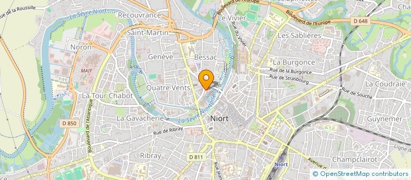 localisation de l'entreprise MONSIEUR FRANCK PICARD à NIORT