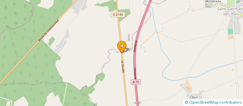 localisation de l'entreprise MONSIEUR FRANCK PICARD  SAINT-GERMAIN-DES-BOIS