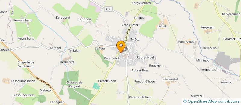 localisation de l'entreprise MONSIEUR FRANCK PICOT  PLOURIN