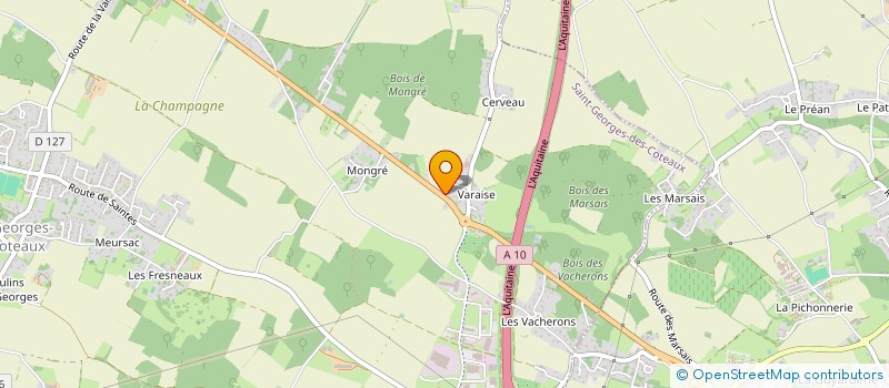 localisation de l'entreprise MONSIEUR FRANCK PIERRE  SAINT-GEORGES-DES-COTEAUX