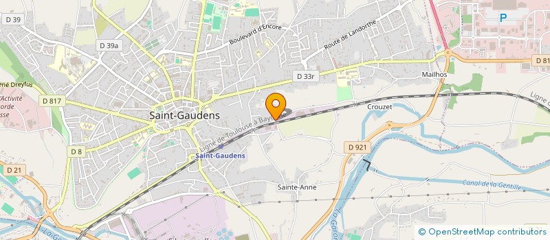 localisation de l'entreprise MONSIEUR FRANCK PIERRE  SAINT-GAUDENS