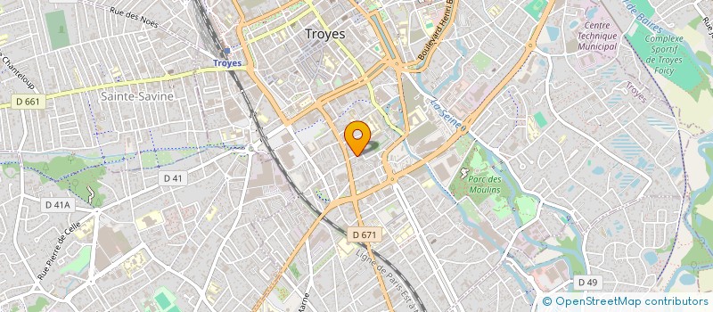 localisation de l'entreprise MONSIEUR FRANCK PIETRANTONI  TROYES