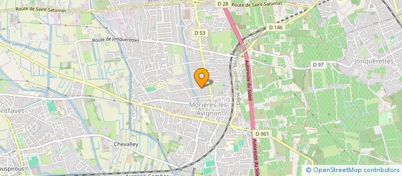 localisation de l'entreprise MONSIEUR FRANCK PIETROLONGO  MORIERES-LES-AVIGNON