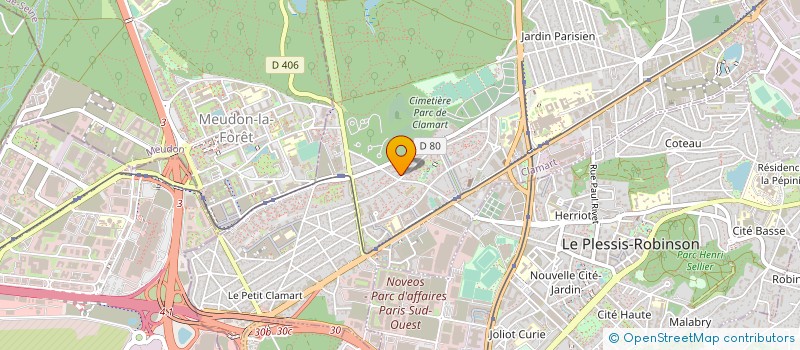 localisation de l'entreprise MONSIEUR FRANCK PILIER  CLAMART