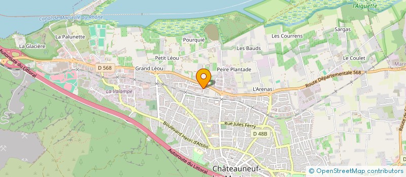 localisation de l'entreprise MONSIEUR FRANCK PILLITTIERI  CHATEAUNEUF-LES-MARTIGUES