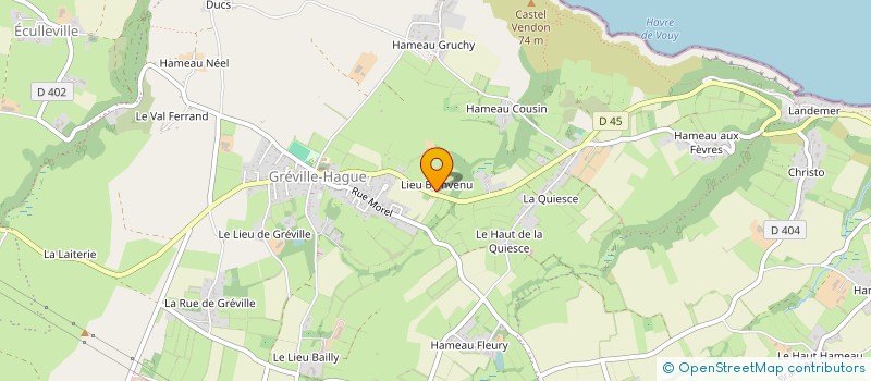 localisation de l'entreprise MONSIEUR FRANCK PINABEL  LA HAGUE