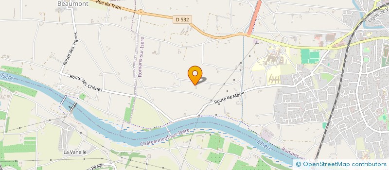 localisation de l'entreprise MONSIEUR FRANCK PIPIT  ROMANS-SUR-ISERE