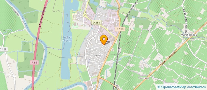 localisation de l'entreprise MONSIEUR FRANCK PIRABEAU  ARVEYRES