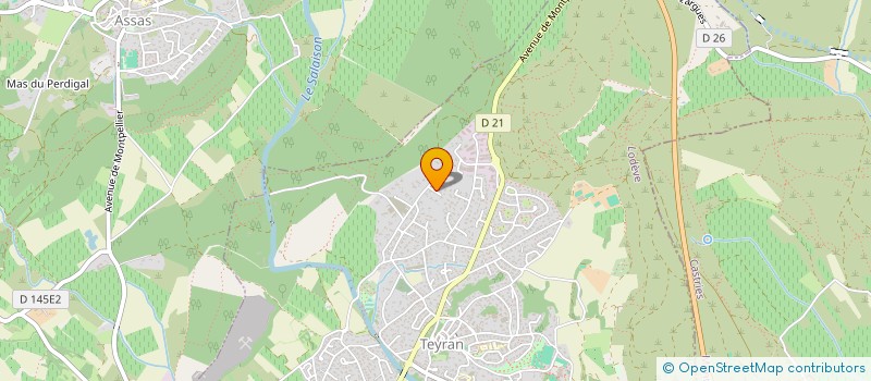 localisation de l'entreprise MONSIEUR FRANCK PIRONE  TEYRAN