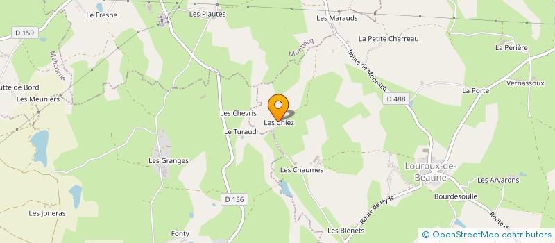 localisation de l'entreprise MONSIEUR FRANCK PITULAT  LOUROUX-DE-BEAUNE