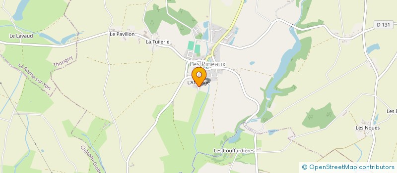 localisation de l'entreprise MONSIEUR FRANCK PIVETEAU  LES PINEAUX