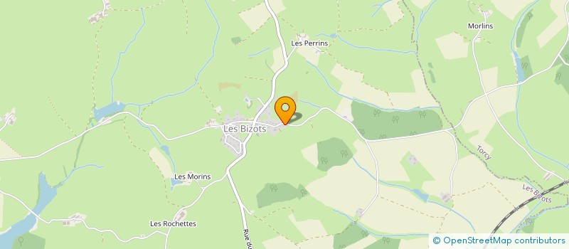 localisation de l'entreprise MONSIEUR FRANCK PLASSON  LES BIZOTS