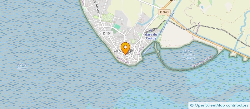 localisation de l'entreprise MONSIEUR FRANCK POCHOLLE à LE CROTOY