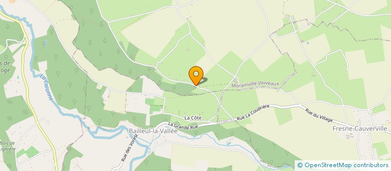 localisation de l'entreprise MONSIEUR FRANCK PODER  MORAINVILLE-JOUVEAUX