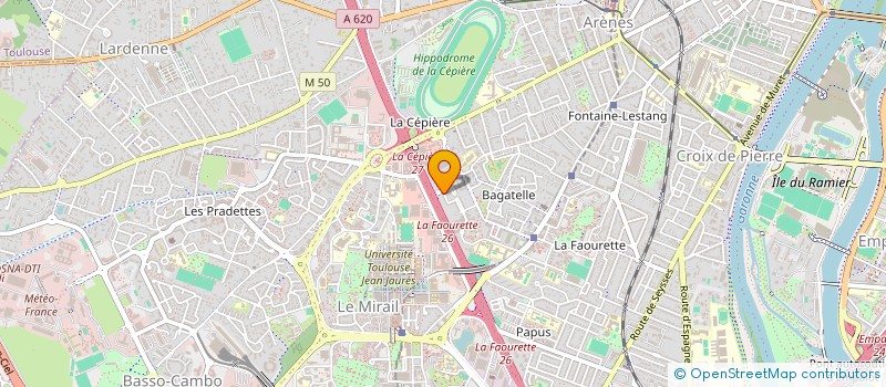 localisation de l'entreprise MONSIEUR FRANCK POIRETTE à TOULOUSE