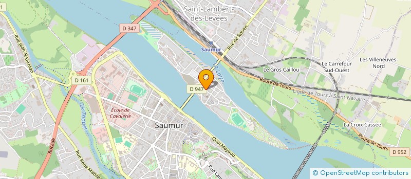 localisation de l'entreprise MONSIEUR FRANCK POIRIER à SAUMUR