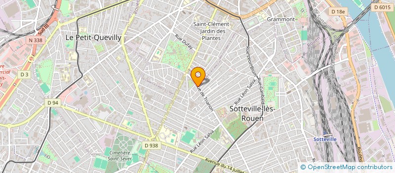 localisation de l'entreprise MONSIEUR FRANCK POISSON  SOTTEVILLE-LES-ROUEN