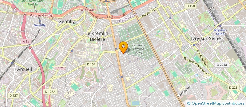 localisation de l'entreprise MONSIEUR FRANCK POLIN DE HOLTHAUSEN à LE KREMLIN-BICETRE