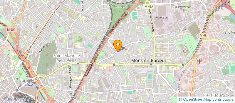 localisation de l'entreprise MONSIEUR FRANCK POLLET  MONS-EN-BARUL