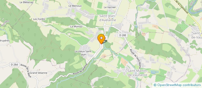 localisation de l'entreprise MONSIEUR FRANCK POMMIER  SAINT-JEAN-D'AVELANNE