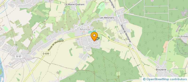 localisation de l'entreprise MONSIEUR FRANCK POMMIER à MORNAC