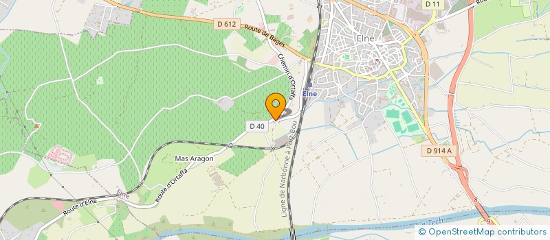 localisation de l'entreprise MONSIEUR FRANCK PONCET  ELNE