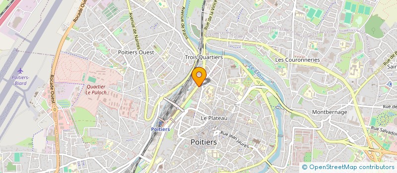 localisation de l'entreprise MONSIEUR FRANCK PONTOIZEAU  POITIERS