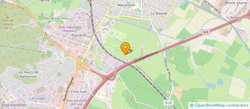 localisation de l'entreprise MONSIEUR FRANCK PONTON  NARBONNE