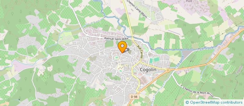 localisation de l'entreprise MONSIEUR FRANCK PORCHERON à COGOLIN