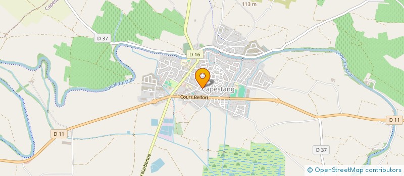 localisation de l'entreprise MONSIEUR FRANCK PORQUET à CAPESTANG