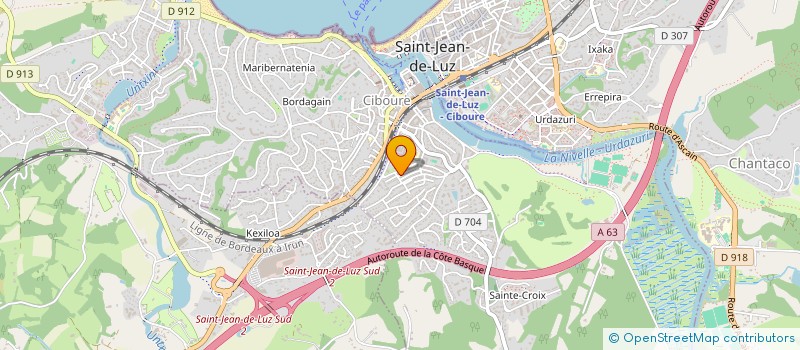 localisation de l'entreprise MONSIEUR FRANCK POTET  CIBOURE